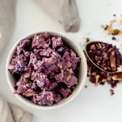 Granola Berry Biológica sem Glúten (mirtilo & baunilha) a Granel - SIMPLU