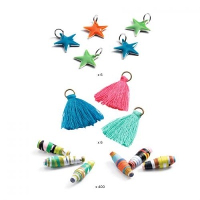 Atividade de Construir Pulseiras Pop and Colourful - Djeco Arts & Crafts