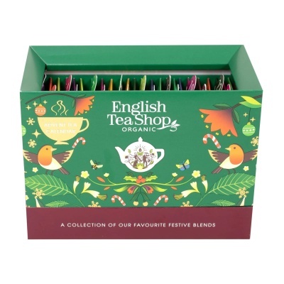 Calendário Advento Verde 25 Saquetas Chá Bio - English Tea Shop
