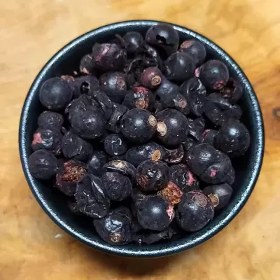 Groselhas Pretas Crocantes Liofilizadas Biológicas 25g - Organica