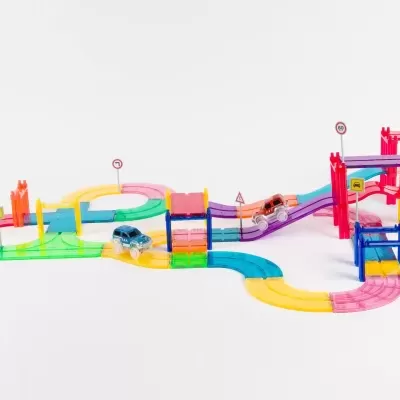 Imanix Pista Speedway 50 Peças Magnéticas Braintoys