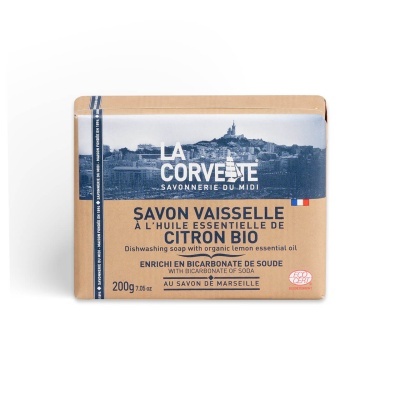 Sabão para a Loiça (Sabão de Marselha com Limão) 200g - La Corvette