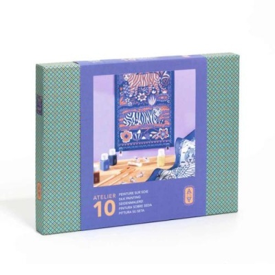 Atelier 10 Pintura em Seda Felinos - Djeco Arts & Crafts