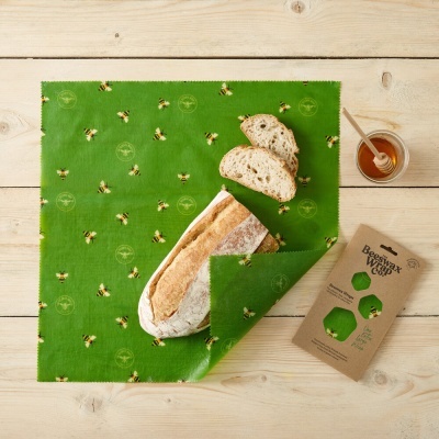 Food Wrap Cera Abelha – Land/Bee – 1 XL Beeswax Wrap Co.