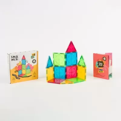 Imanix Jogo de Peças Magnéticas 12 peças - Braintoys