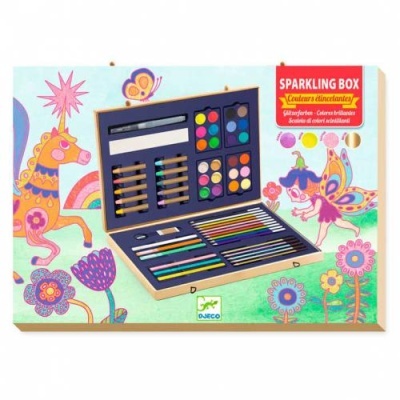 Caixa de Cores Brilhantes - Djeco Arts & Crafts Caixa de Cores Brilhantes - Djeco Arts & Crafts