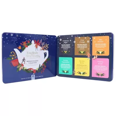 Premium Holiday Collection Lata Azul 36 Saquetas - English Tea Shop