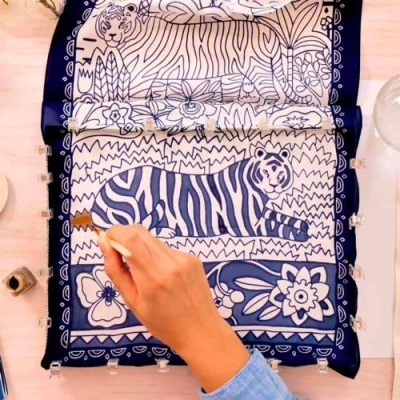 Atelier 10 Pintura em Seda Felinos - Djeco Arts & Crafts