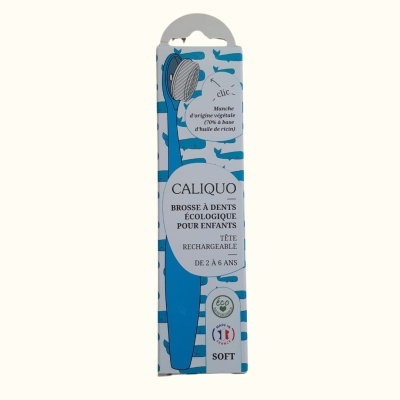 Escova de Dentes Bioplástico Recarregável para Criança - Caliquo
