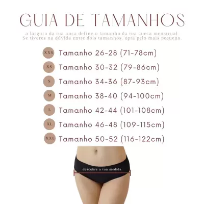 Cuecas Menstruais / Perdas de Urina EVA - Dia