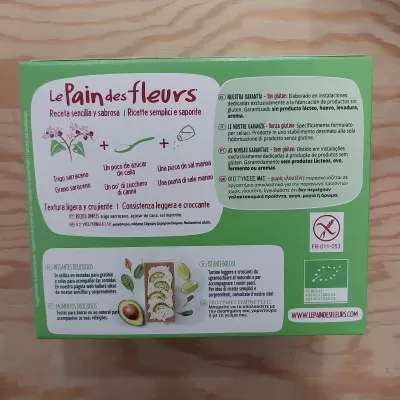 Tostas de Trigo Sarraceno sem glúten BIO - Le Pain des Fleurs