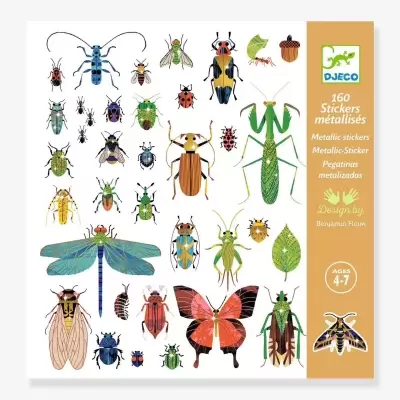 Autocolantes Microcosmos x 160 - Djeco Arts & Crafts