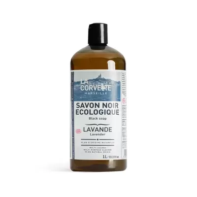Sabão Negro Líquido Concentrado Lavanda 1L - La Corvette