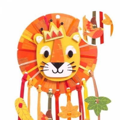 Jogo de Criar um Apanha Sonhos (Pequeno Leão) - Djeco Arts & Crafts