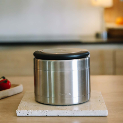 Marmita Isotérmica Inox com pega (850ml) QWETCH