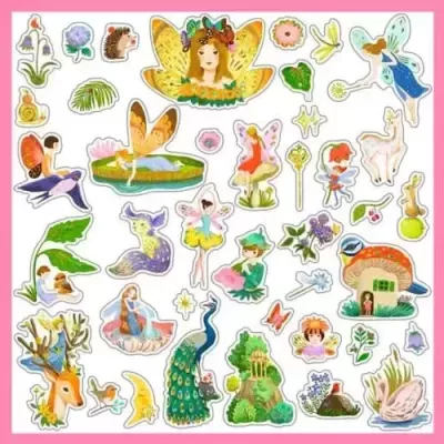 Autocolantes Fantasia x 160 - Djeco Arts & Crafts