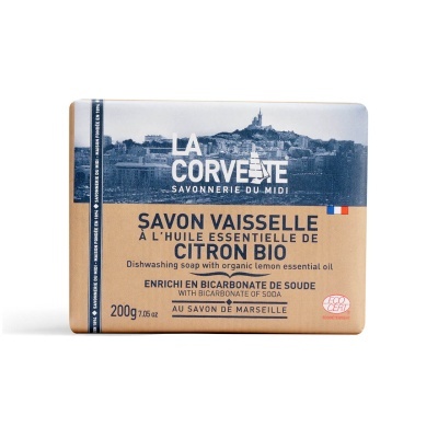 Sabão para a Loiça (Sabão de Marselha com Limão) 200g - La Corvette
