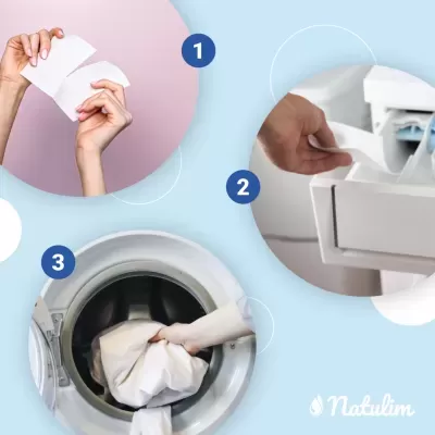 Detergente em tiras (aroma lavanda) - Natulim