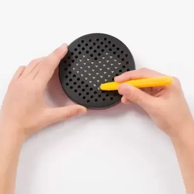 Imapad Pocket Preto com caneta magnética Braintoys