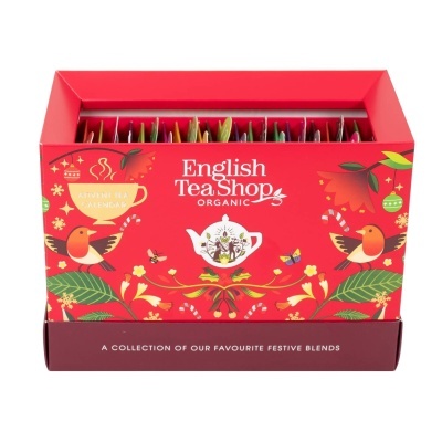 Calendário Advento Vermelho 25 Saquetas Chá Bio - English Tea Shop