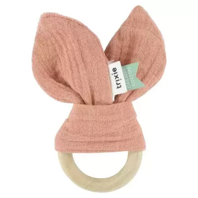 Mordedor Bliss Algodão Orgânico e Madeira (várias cores) - Trixie