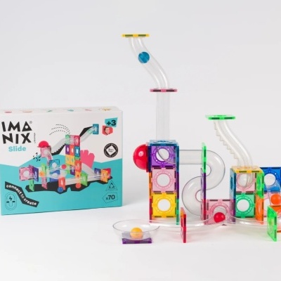 Imanix Slide 70 Peças Magnéticas - Braintoys Imanix Slide 70 Peças Magnéticas - Braintoys