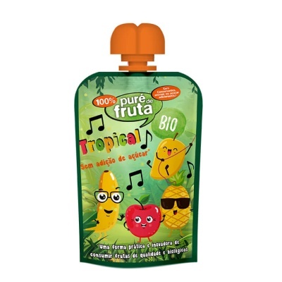 Puré de Fruta Doypack (Tropical) BIO Sem Açúcar