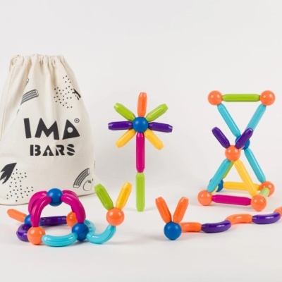 Imabars 60 Peças Magnéticas Braintoys