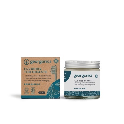 Pasta de Dentes Biológica Com Flúor Hortelã Pimenta 60ml – Georganics