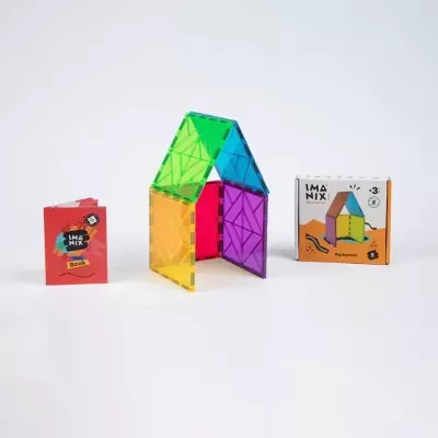 Imanix Quadrados Grandes 5 peças - Braintoys