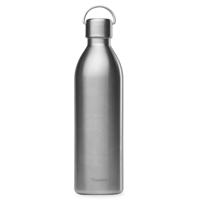 Garrafas Reutilizáveis Isotérmicas Active Matt 1L (inox reciclado ♻) - QWETCH