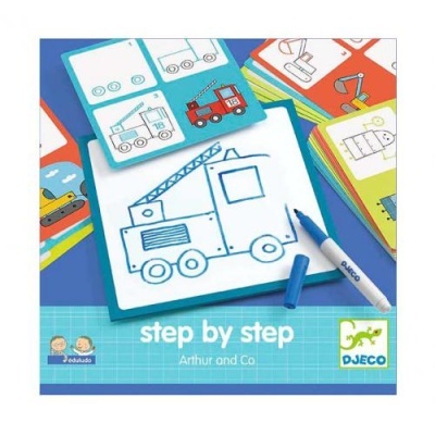 Aprende a Desenhar Step by Step Arthur & Co - Djeco