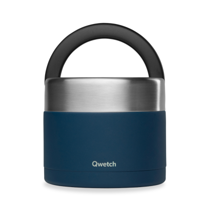 Marmita Isotérmica Granite Azul com pega (850ml) QWETCH