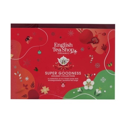 Holiday Super Goodness Chá Natal 12 Pirâmides - English Tea Shop