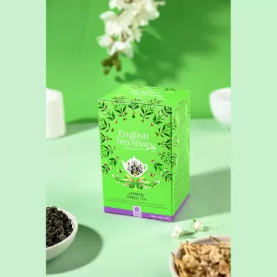 Chá Verde & Jasmim x 20 saquetas - The English Tea Shop Chá Verde & Jasmim x 20 saquetas - The English Tea Shop