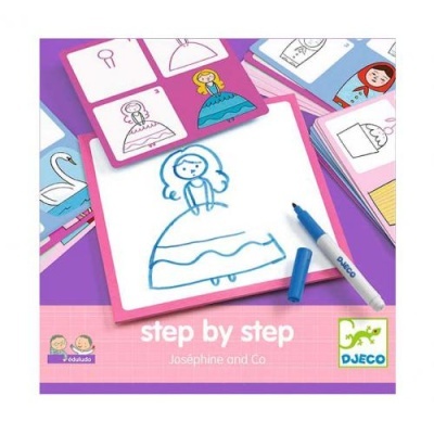 Aprende a Desenhar Step by Step Joséphine & Co - Djeco