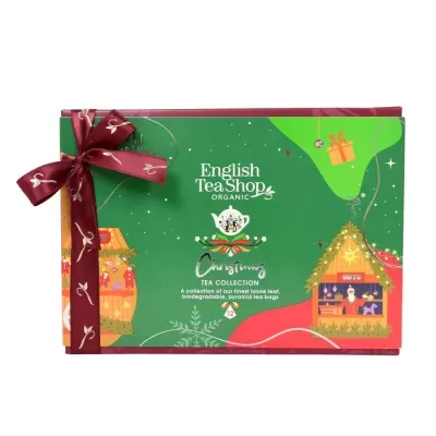 Christmas Tea Wonders Caixa Verde 12 Pirâmides - English Tea Shop