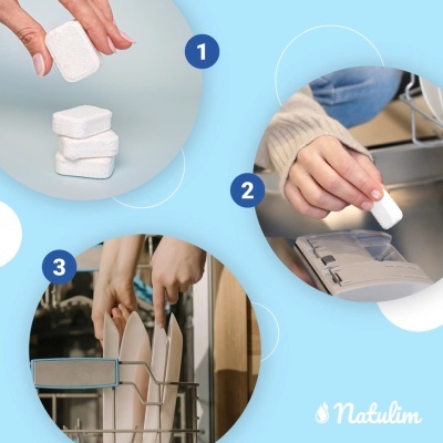 Pastilhas para a Máquina da Loiça 6 em 1 - Natulim