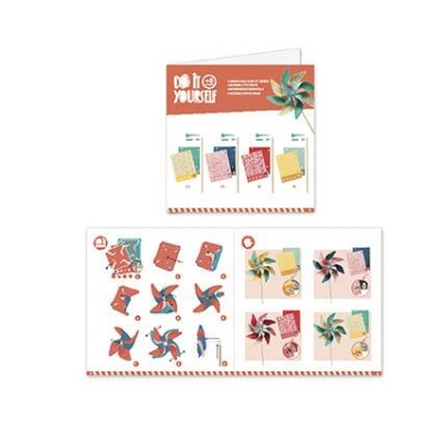 Moinhos de Vento para Decorar (sweet) - Djeco Arts & Crafts