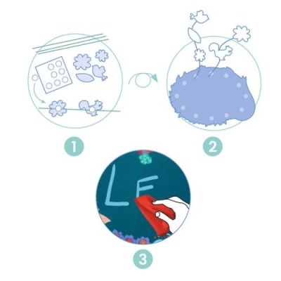 Quadro Reutilizável e Autocolantes Na Floresta - Djeco Arts & Crafts