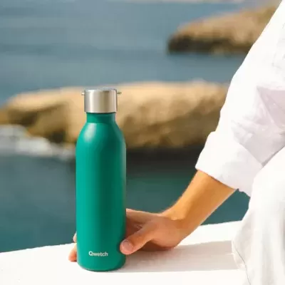 Garrafas Reutilizáveis Isotérmicas Active 600ml (inox reciclado ♻) - Qwetch