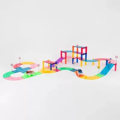 Imanix Pista Speedway 50 Peças Magnéticas Braintoys