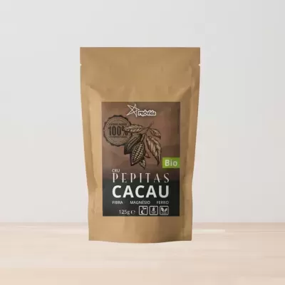 Pepitas de Cacau Cru Biológico 125g - Próvida