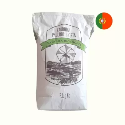 Farinha de Trigo Barbela Integral T150 Nacional Biológica 5kg - Farinhas Paulino Horta