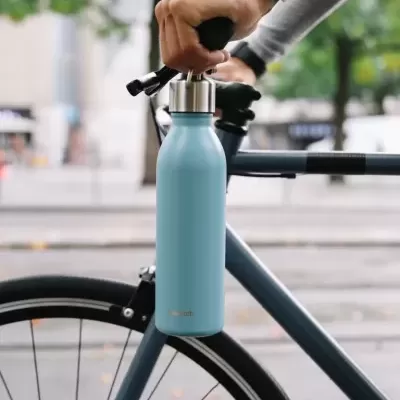 Garrafas Reutilizáveis Isotérmicas Active Matt 1L (inox reciclado ♻) - QWETCH