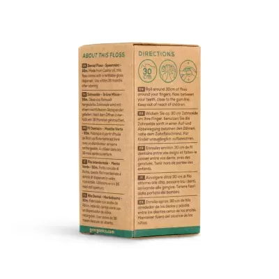 Fio Dentário Sem Plástico Vegan Hortelã  – Georganics