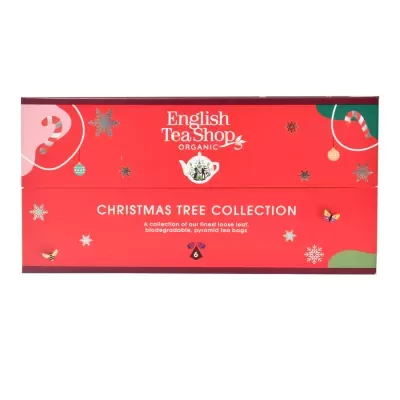 Christmas Tree Figuras Chá Natal 6 Pirâmides - English Tea Shop