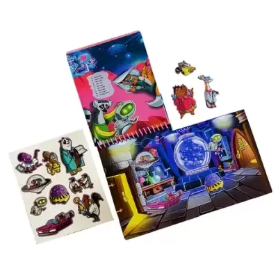 Livro 3 em 1 Playbook Magic Adventures - Qwitoys Livro 3 em 1 Playbook Magic Adventures - Qwitoys