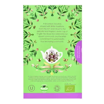 Chá Verde & Jasmim x 20 saquetas - The English Tea Shop Chá Verde & Jasmim x 20 saquetas - The English Tea Shop