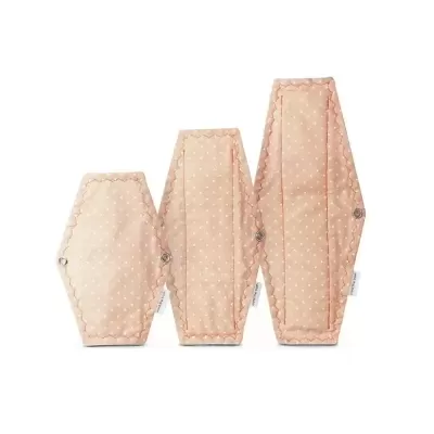 Penso Menstrual Reutilizável Fluxo Moderado (Pêssego) – Mind the Trash